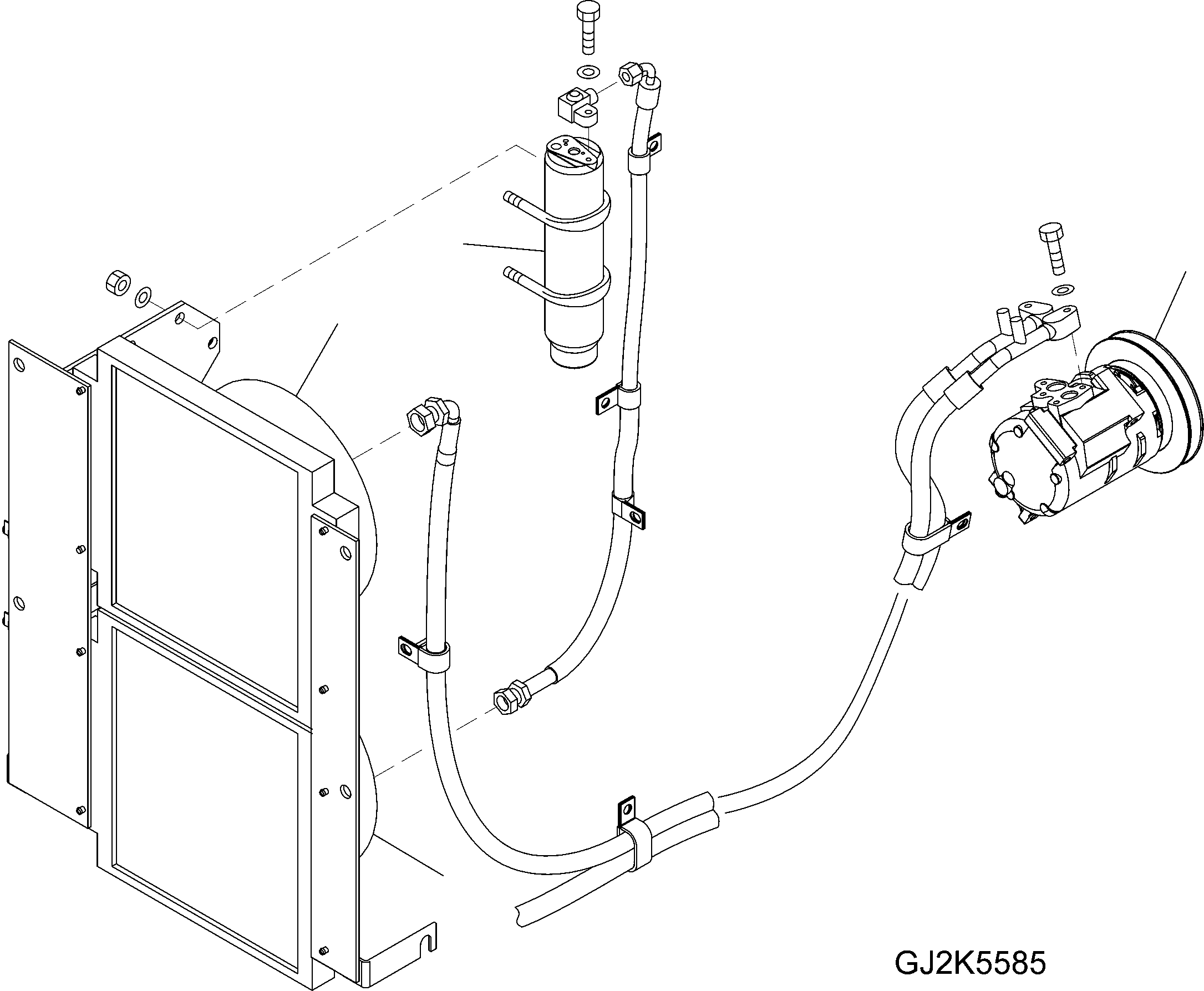 AIR CONDITIONER KIT 421-07-31410 KOMATSU