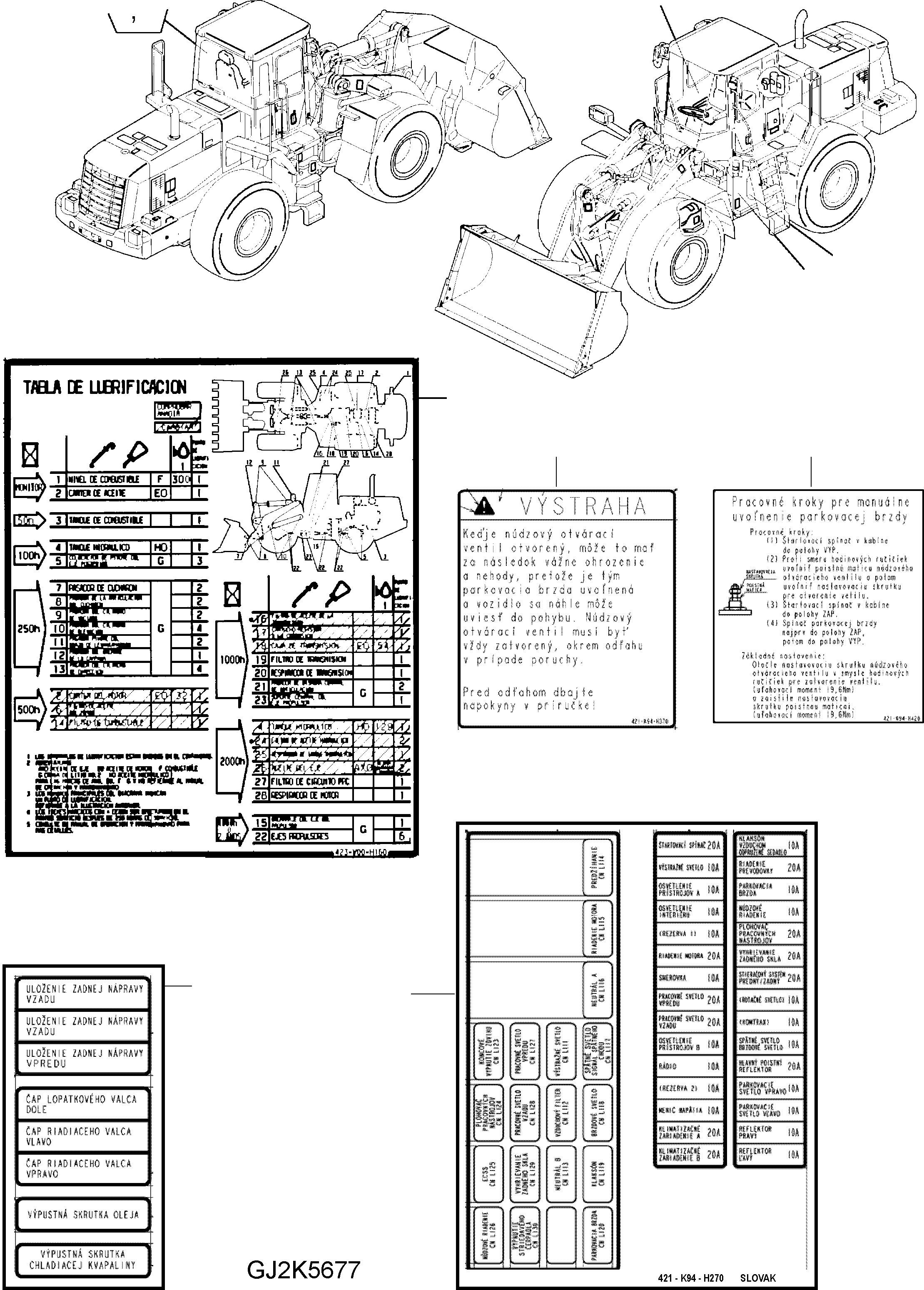 Наклейка 421-K94-H320 KOMATSU