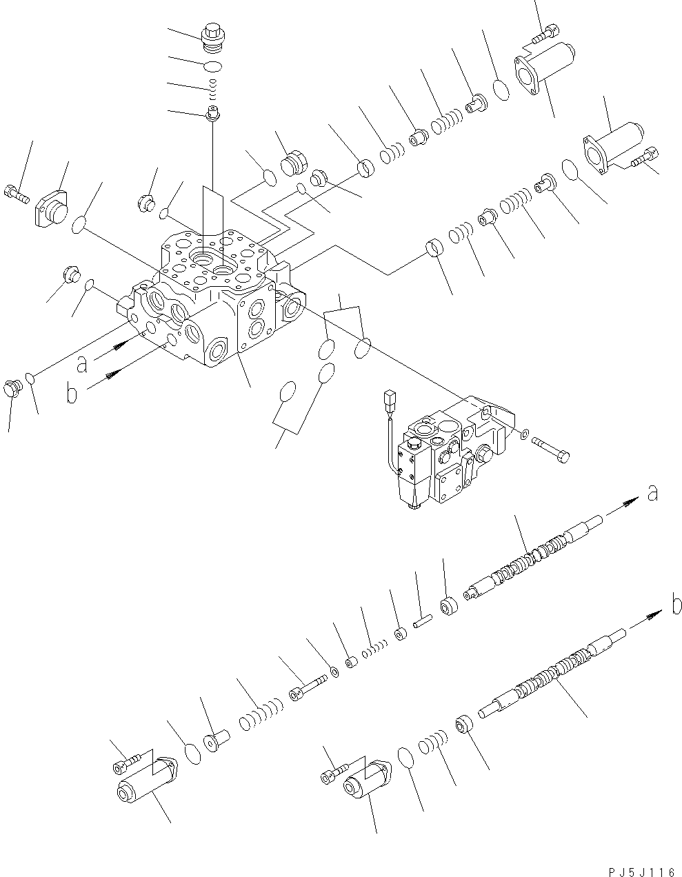 Управляющий клапан 700-92-37000 KOMATSU