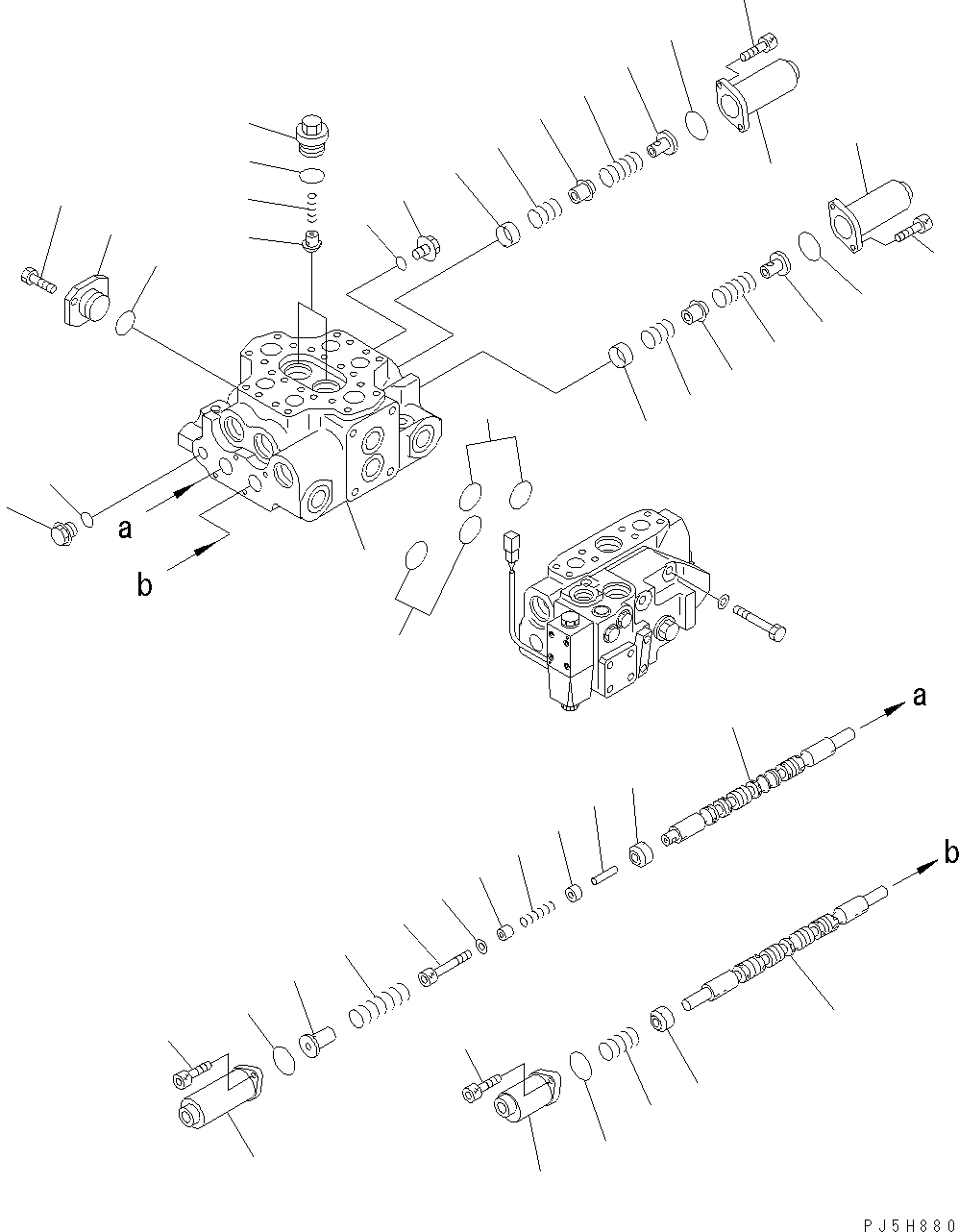 Управляющий клапан 709-93-12200 KOMATSU