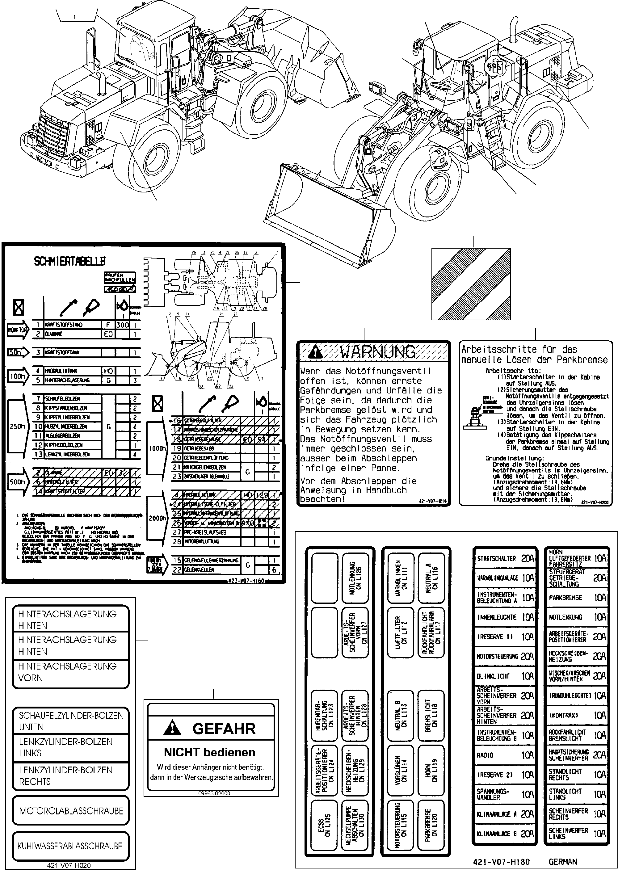 Наклейка 421-V07-H180 KOMATSU