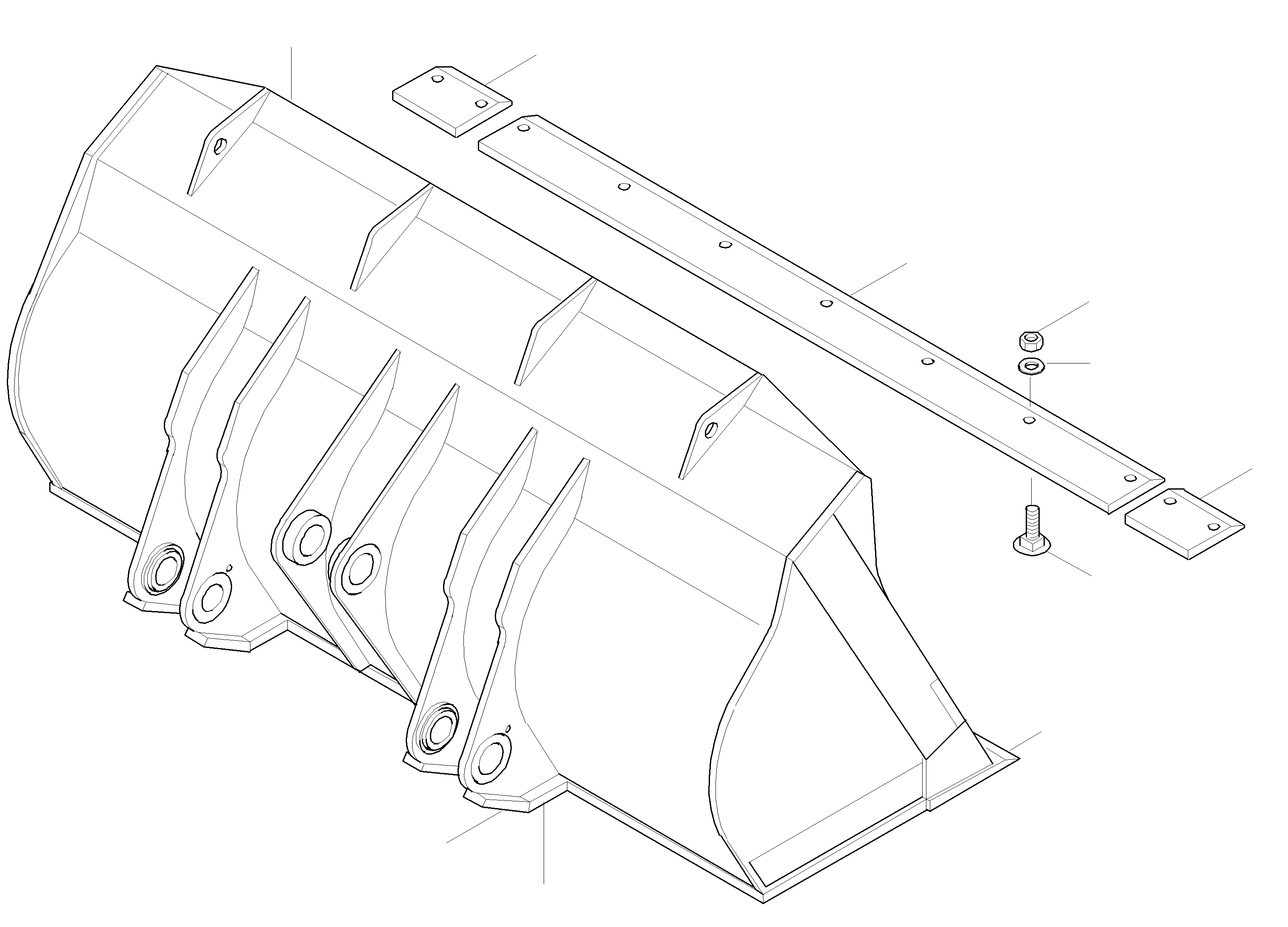 Ковш 423-71-H2F10 KOMATSU