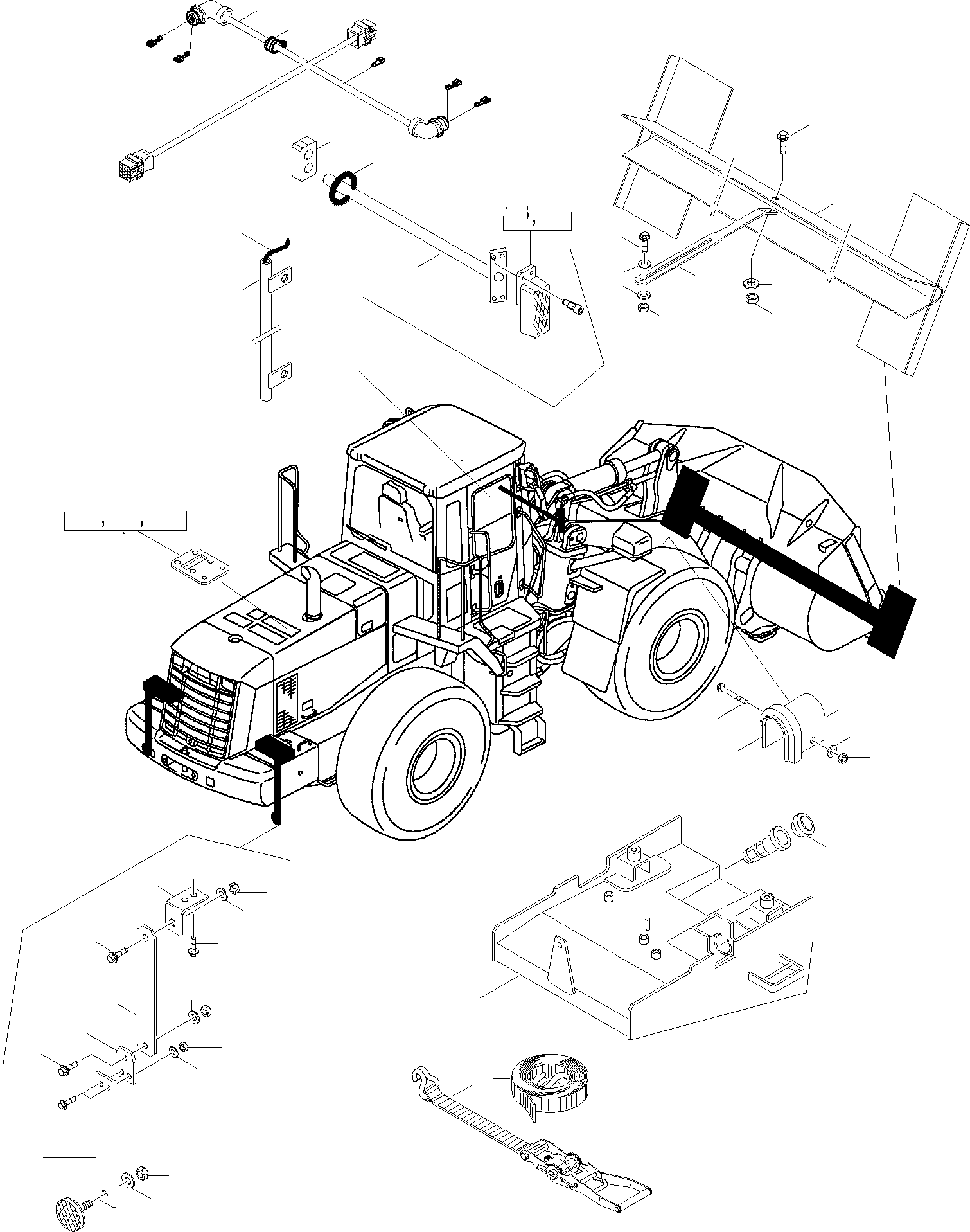 Жгут проводов 421-06-H2AJ0 KOMATSU