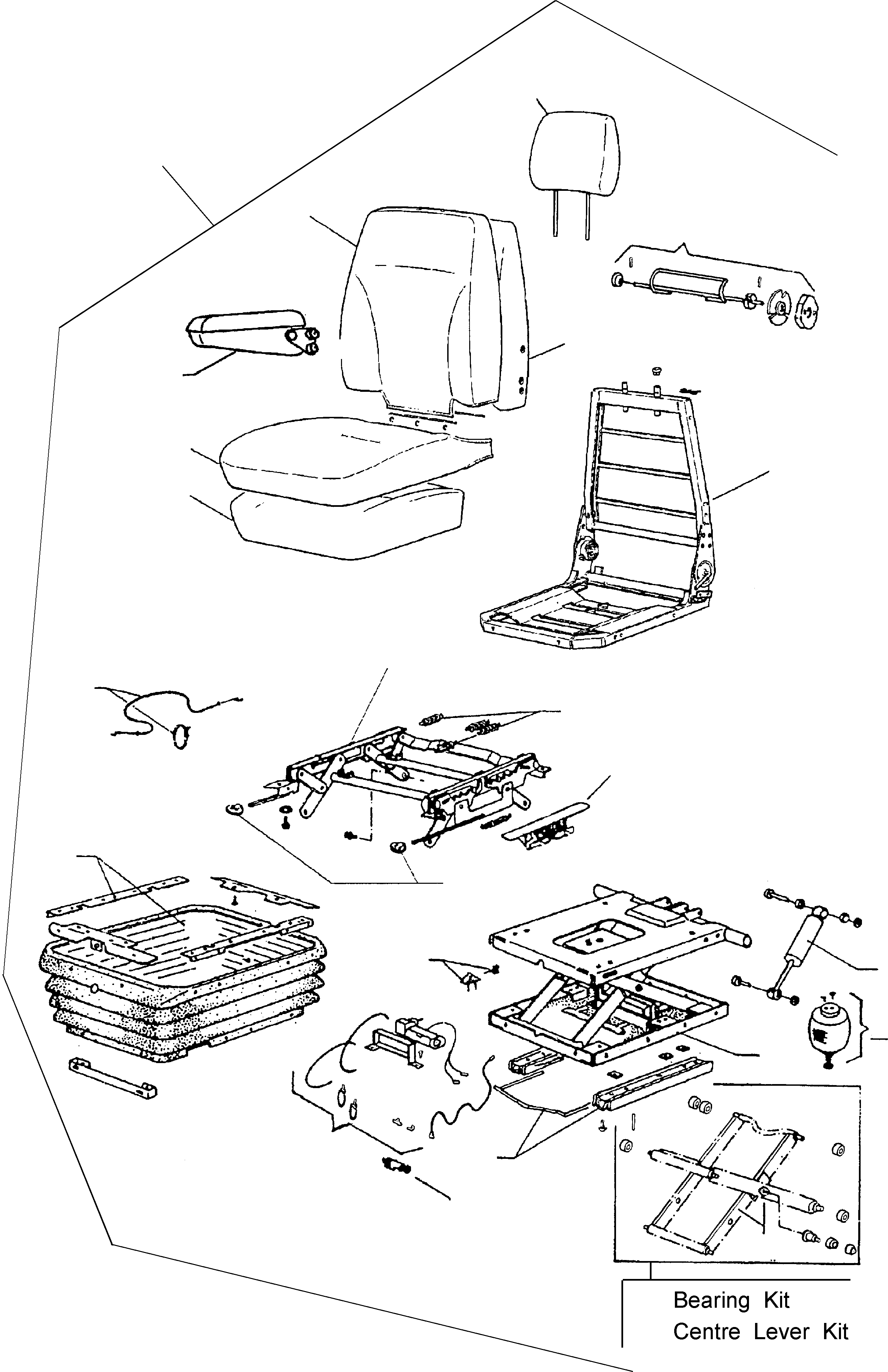 SPRING KIT BB156713 KOMATSU