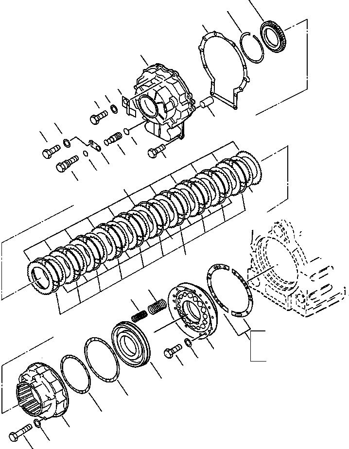 Пружина сжатия 714-07-H1610 KOMATSU