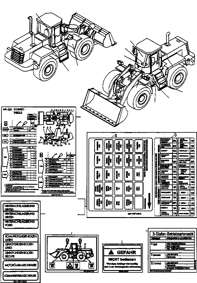 Наклейка 421-V07-H010 KOMATSU