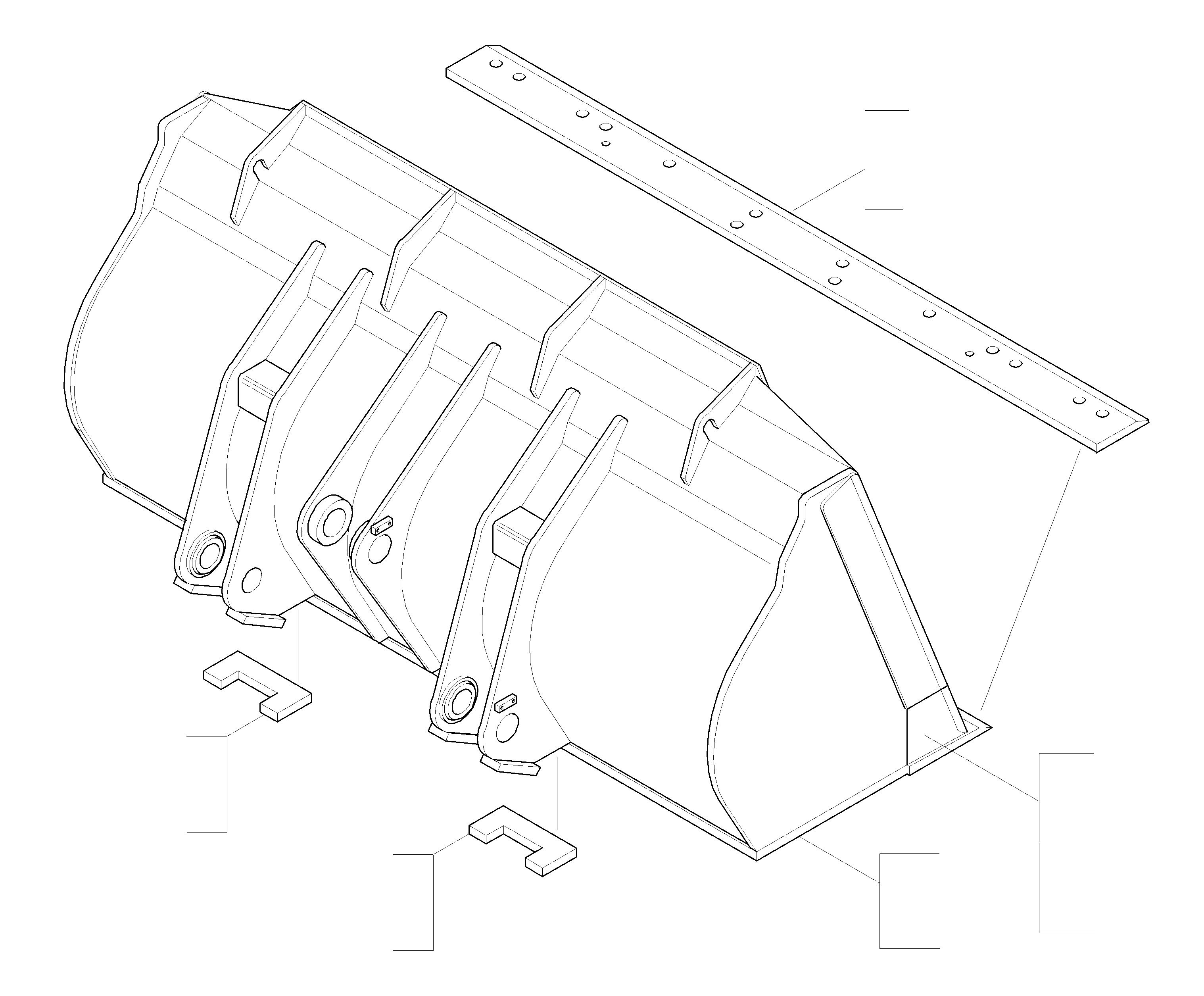 Ковш 424-70-H2123 KOMATSU