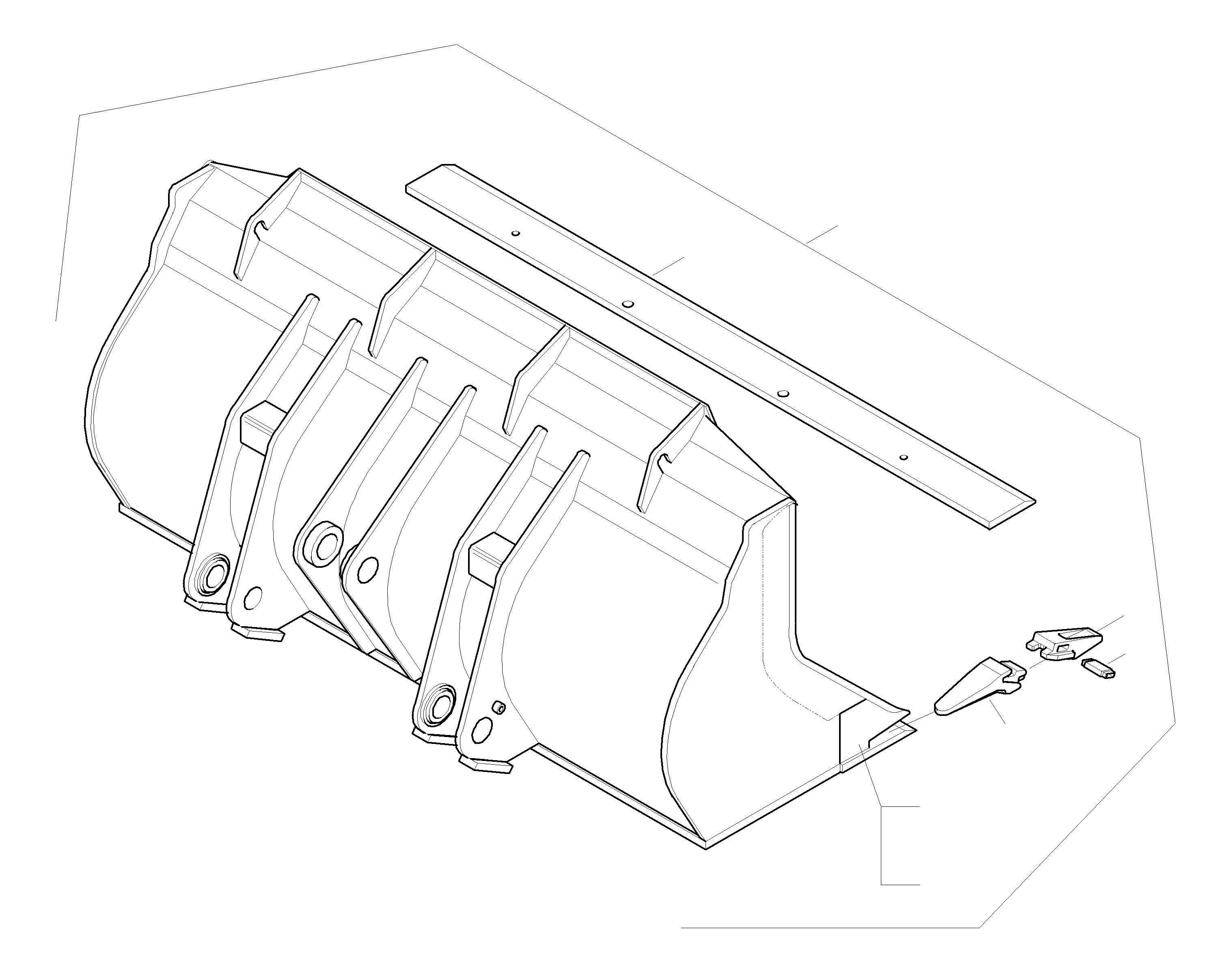 Ковш 424-71-H2110 KOMATSU