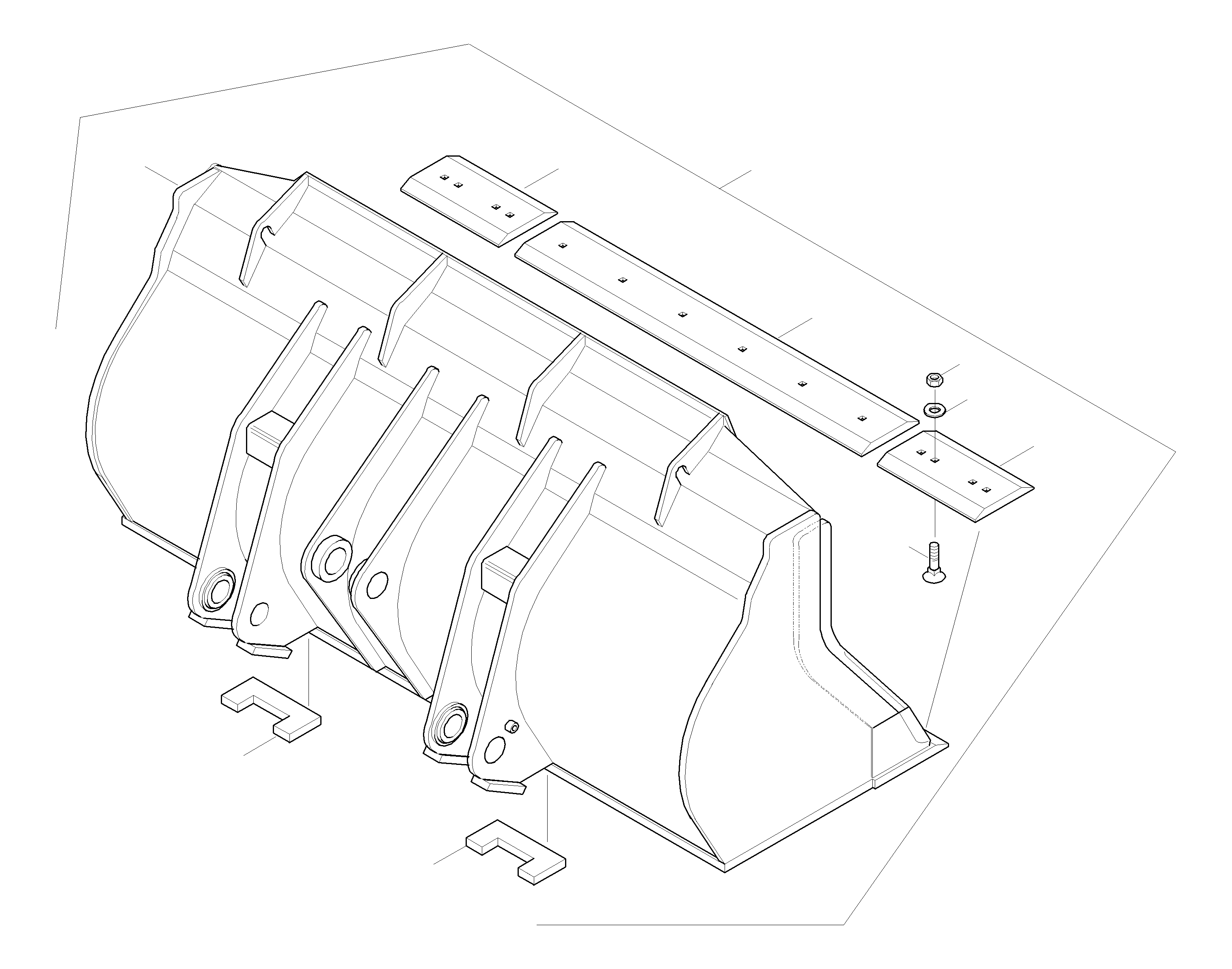 Ковш 424-71-H2130 KOMATSU
