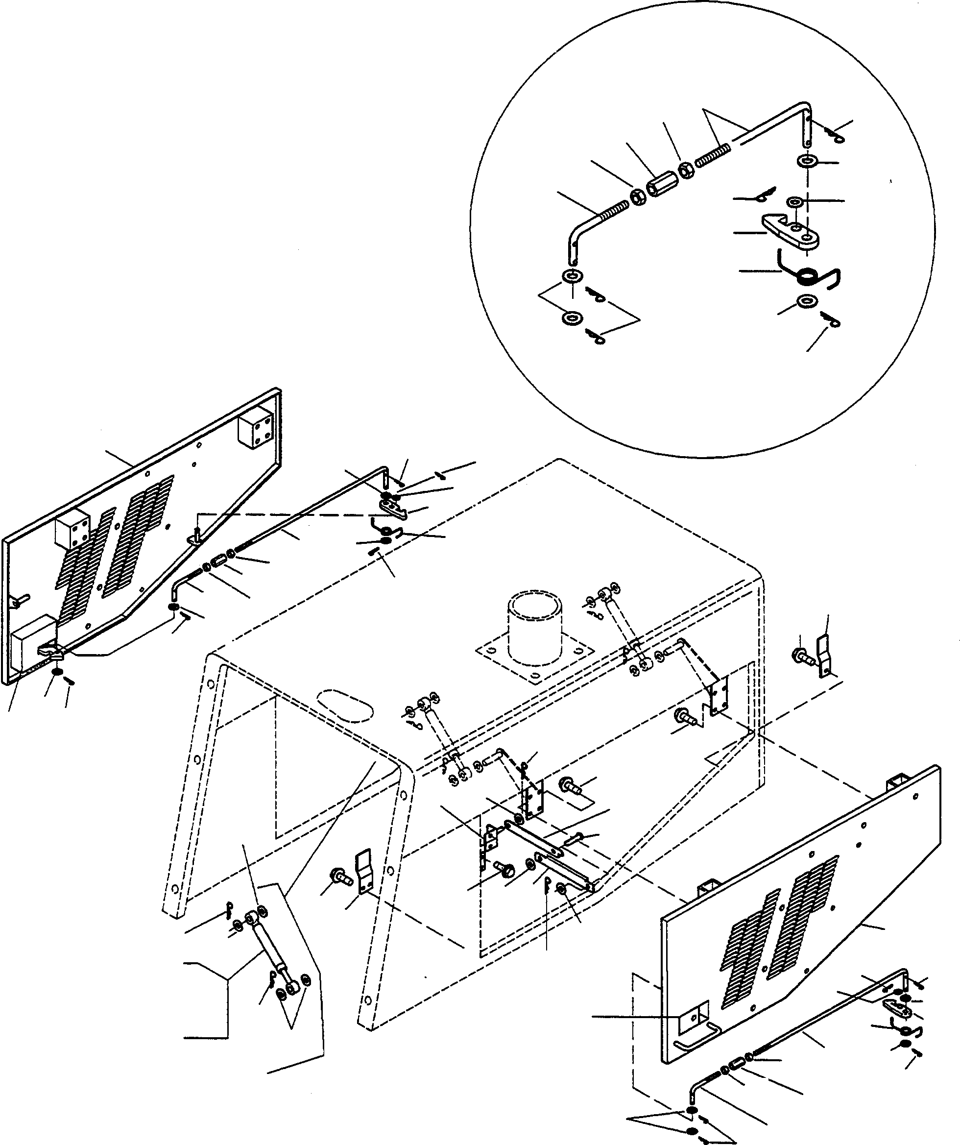 Дверь правая 424-54-21130 KOMATSU