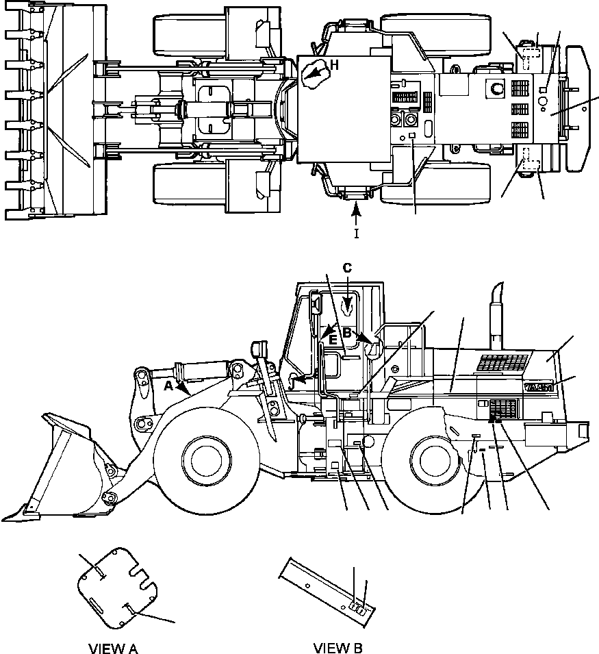PLATE, STRIPE - R.H 421-54-A1330 KOMATSU