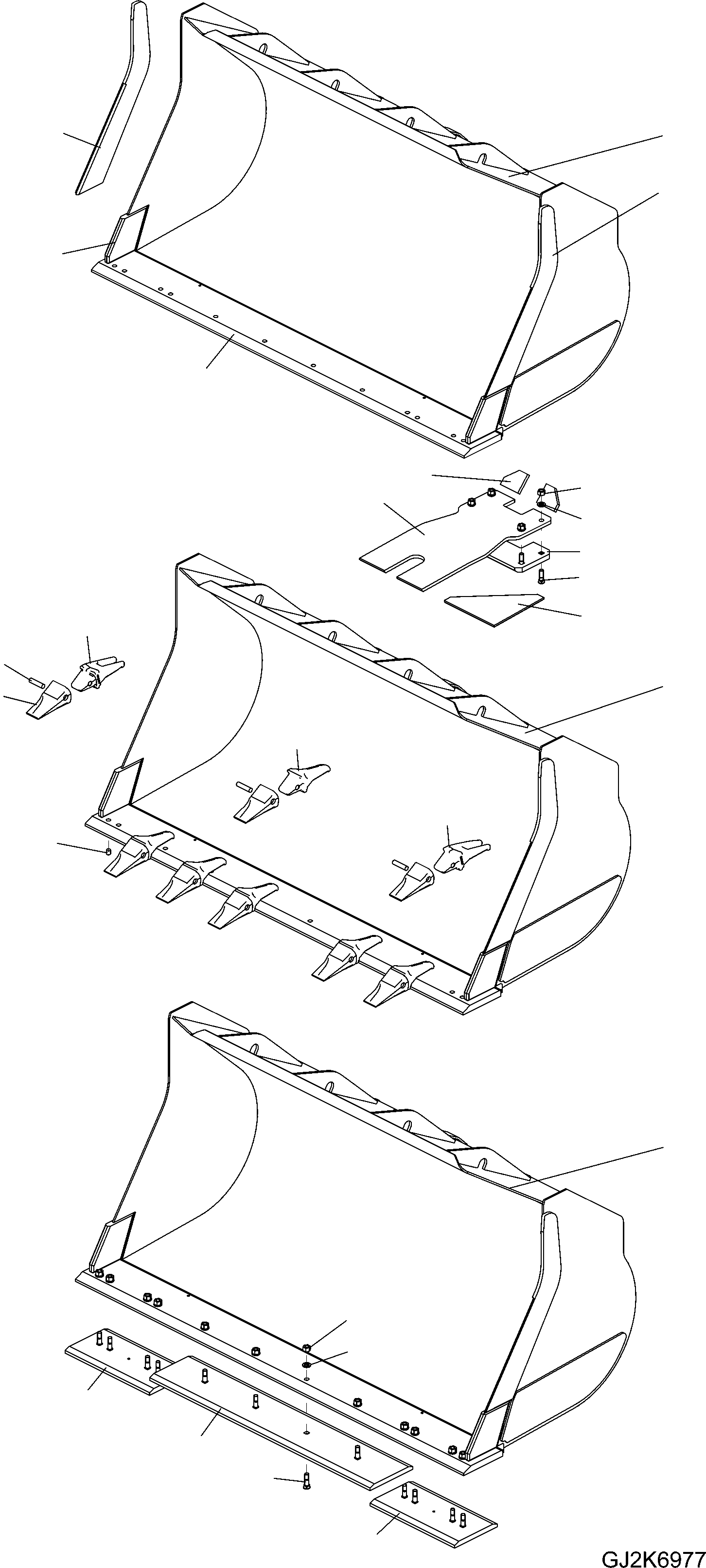 SKID 421-76-H2840 KOMATSU