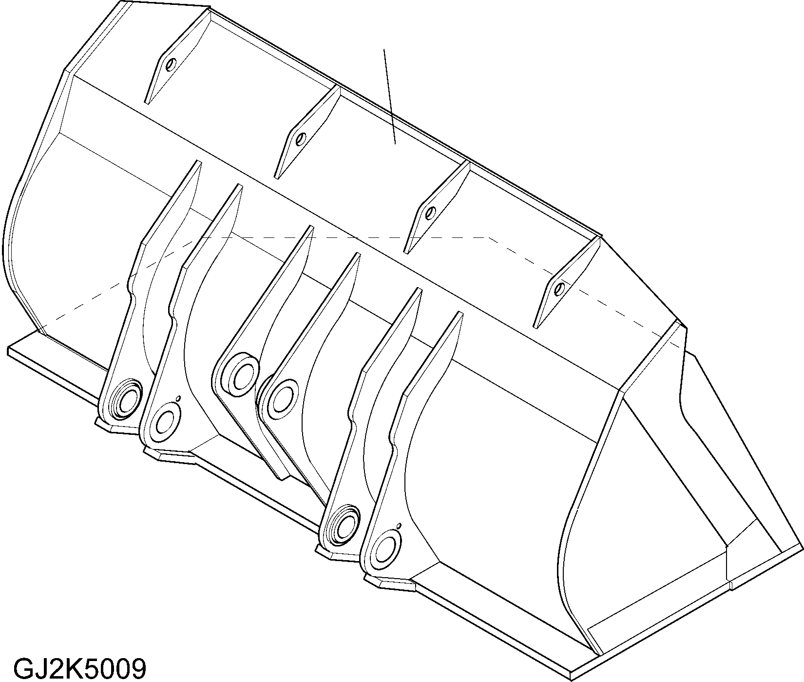 WEDGE BUCKET 421-70-H2B60 KOMATSU
