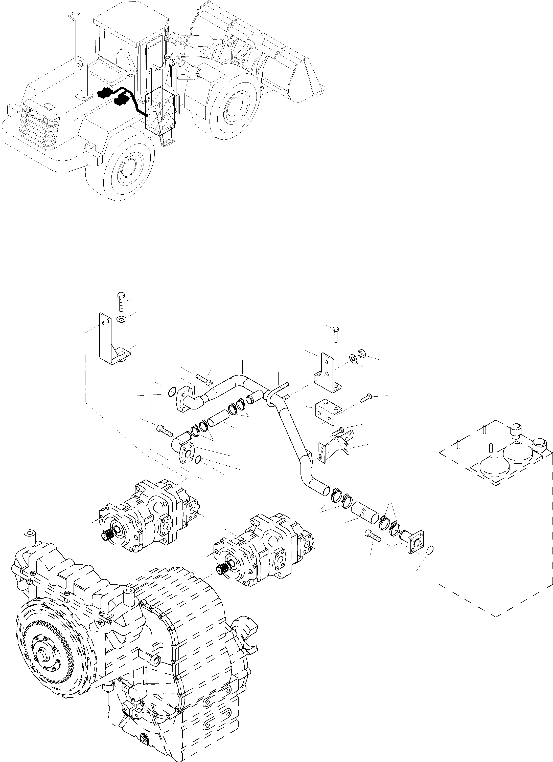 SUCTION TUBE 421-62-H3F50 KOMATSU
