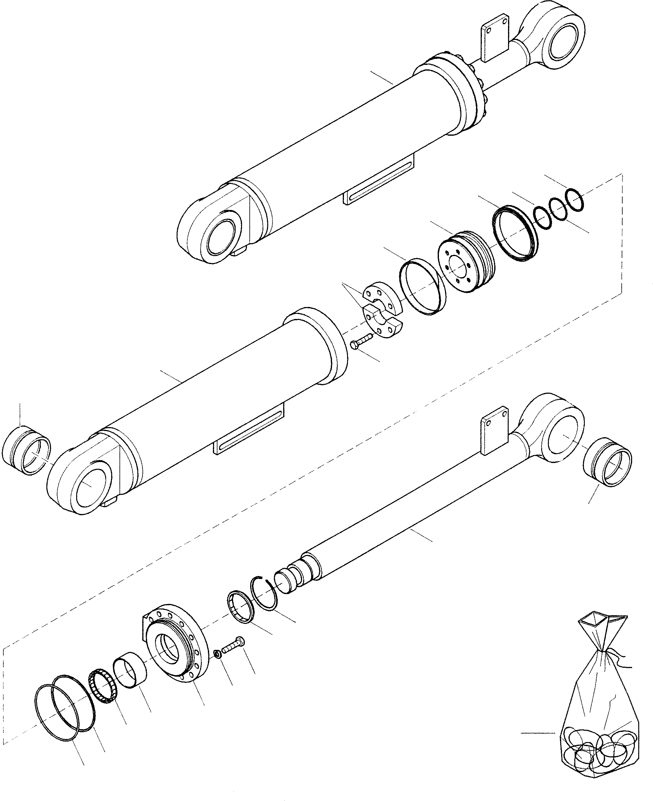 BUCKET CYLINDER 421-V50-H020 KOMATSU
