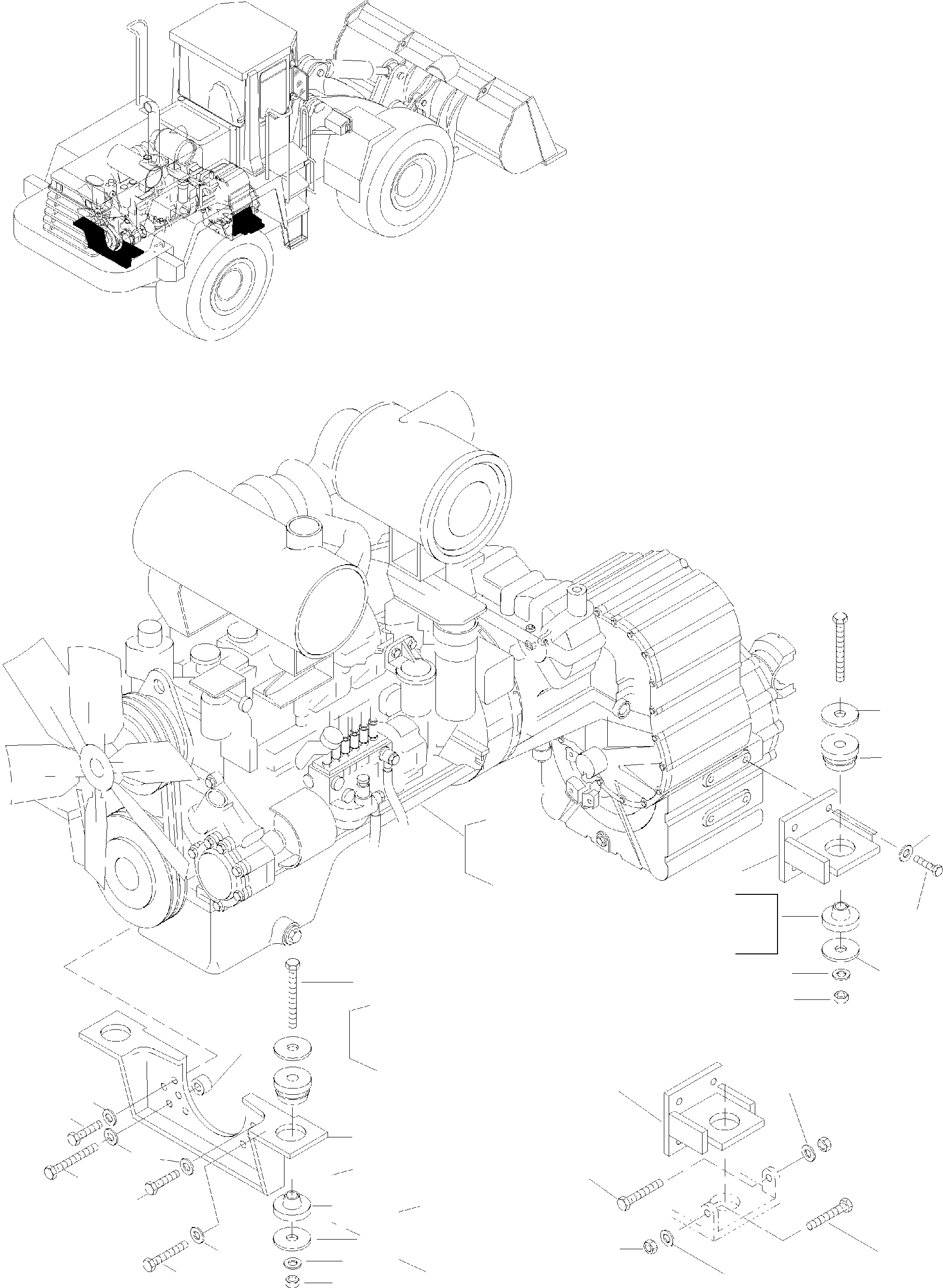 ENGINE 615E-17-HH50 KOMATSU