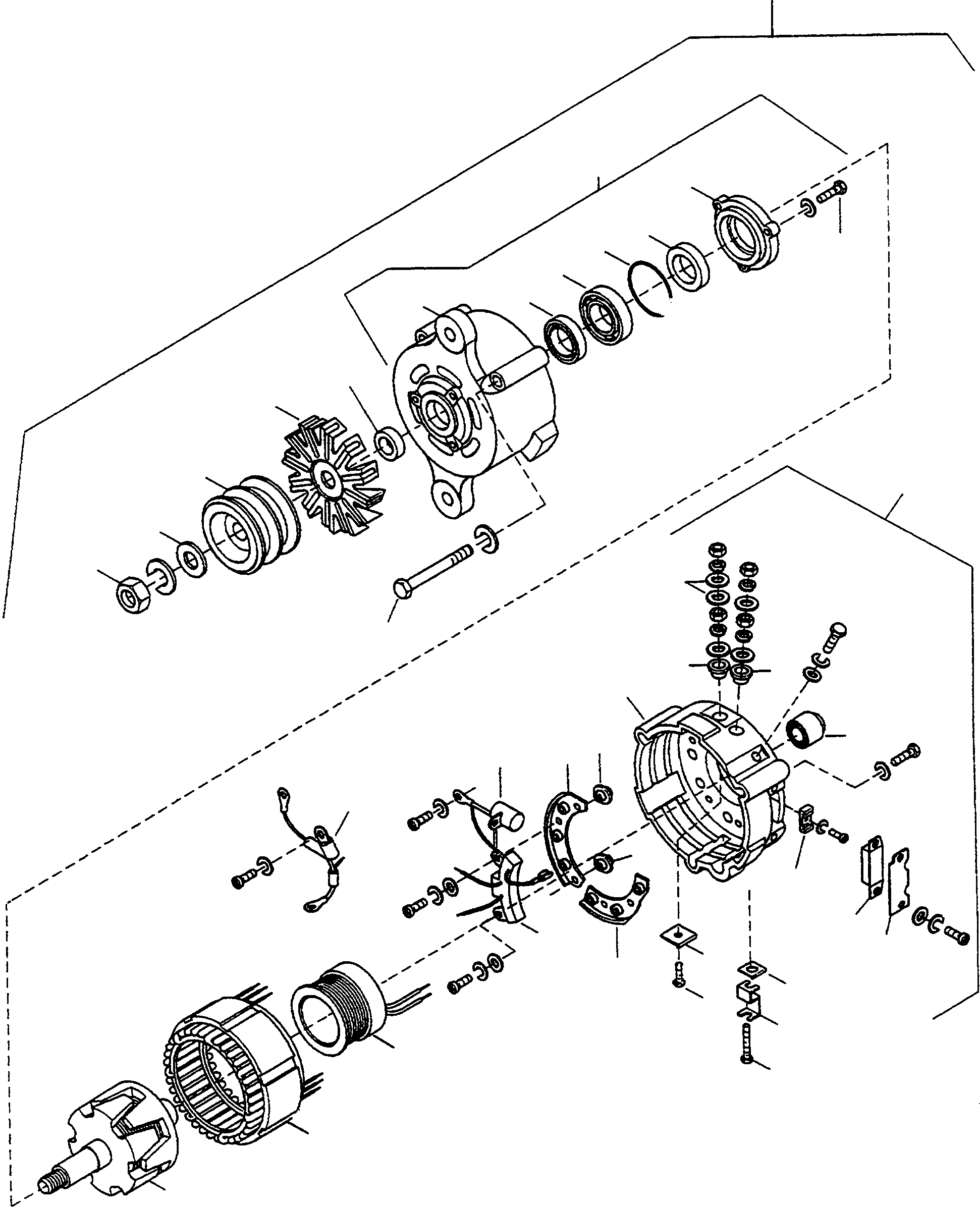 Задний кронштейн в сборе SD1230-19400 KOMATSU
