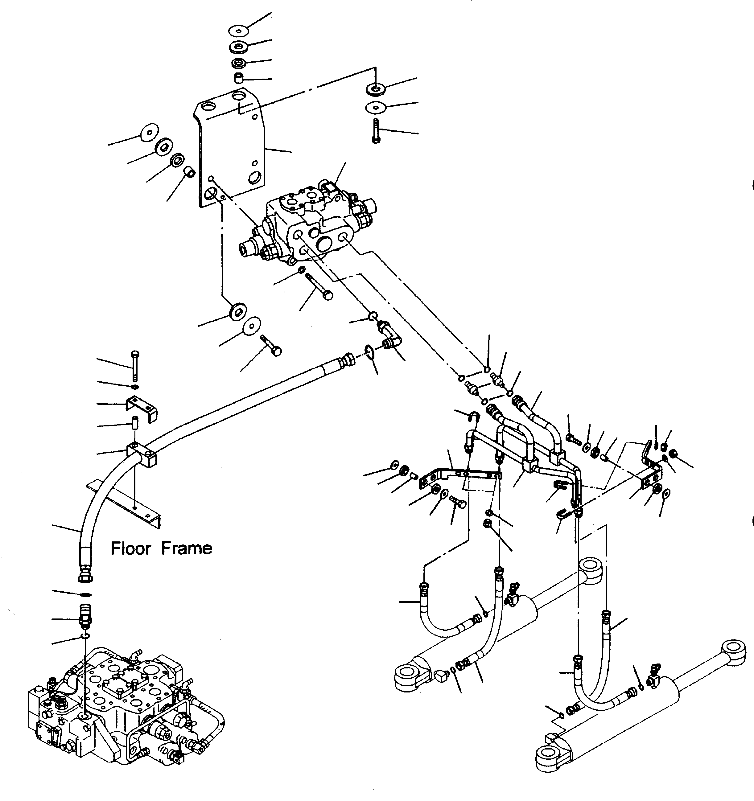 VALVE ASS'Y,STEERING DEMAND 421-64-35122 KOMATSU