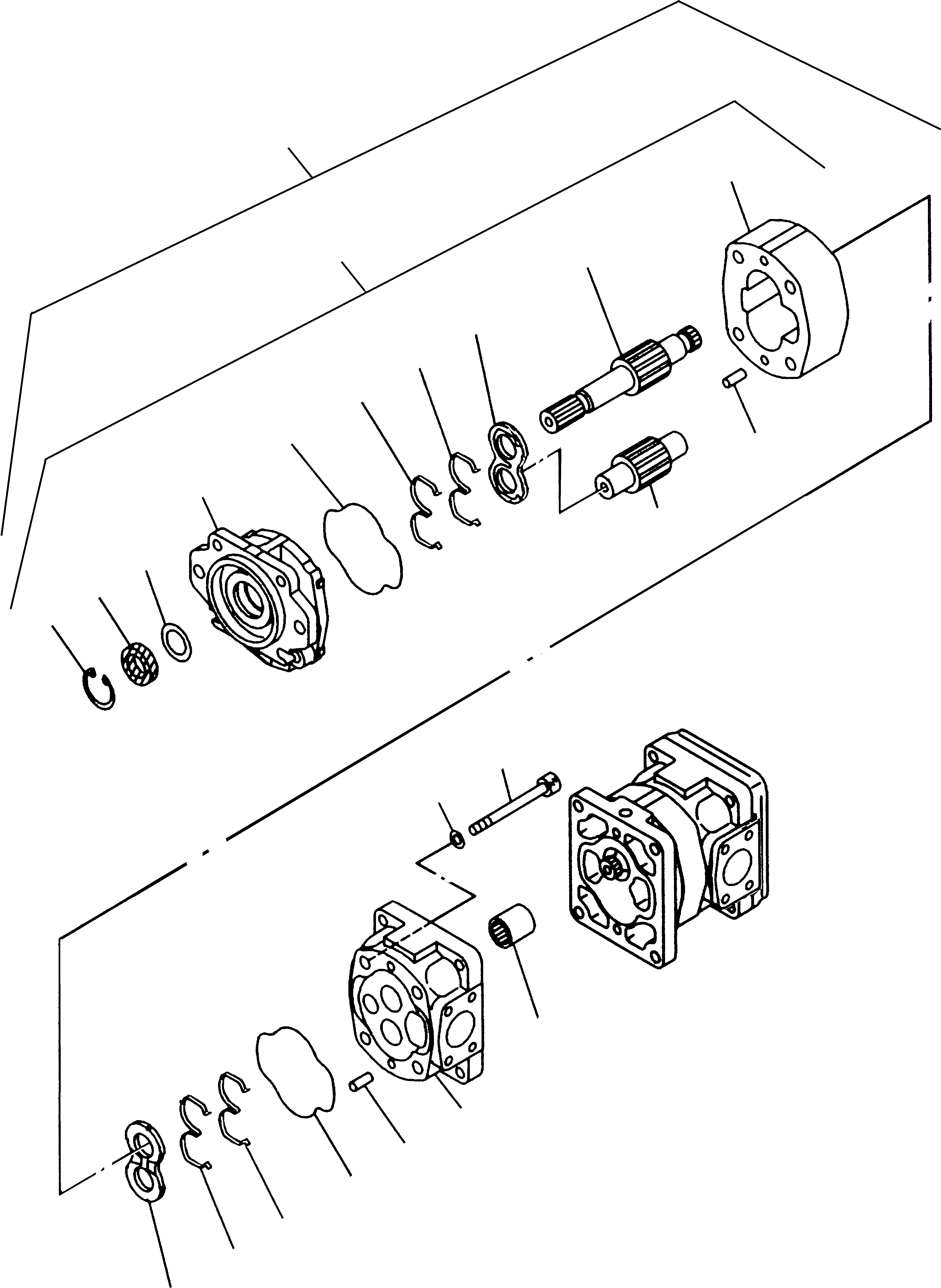 HYDRAULIC PUMP 705-21-37110 KOMATSU
