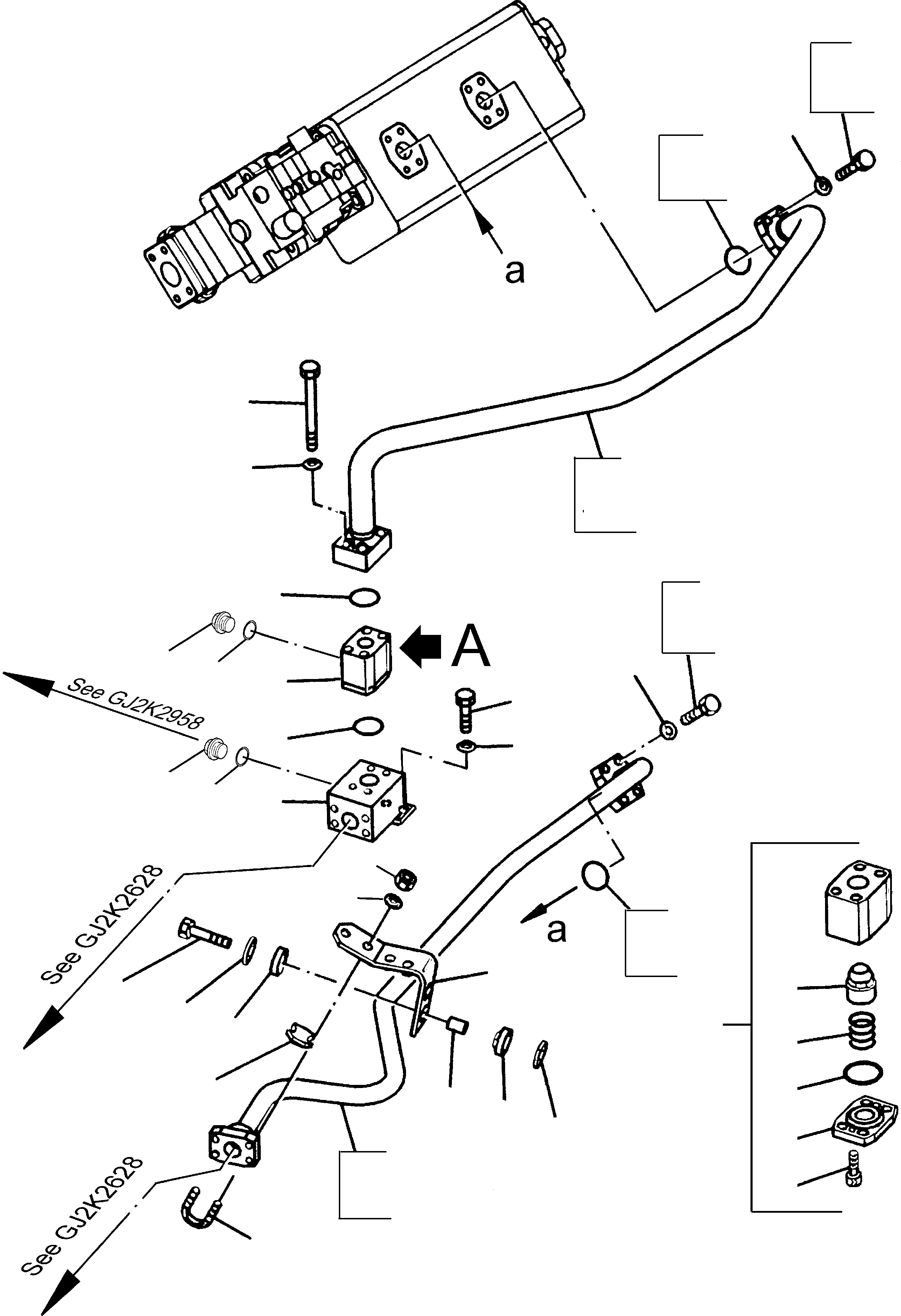 Трубка 421-62-33433 KOMATSU