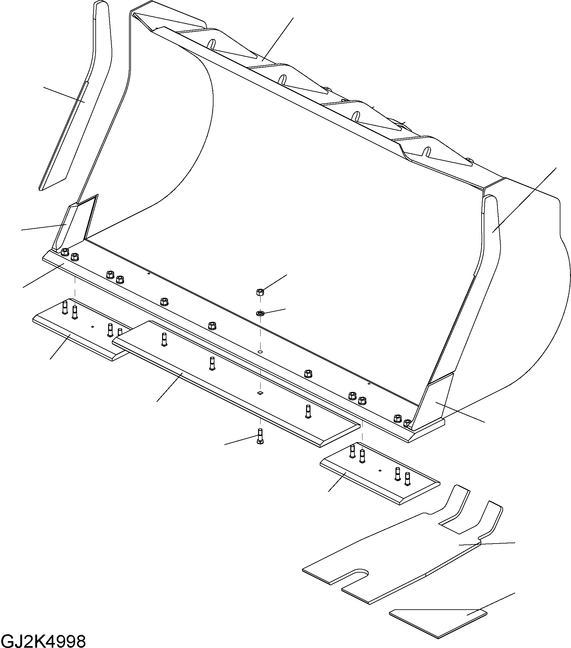 SKID 421-75-H2B00 KOMATSU