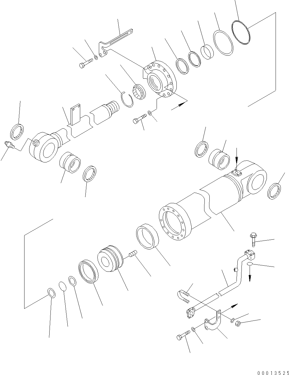 Группа цилиндра (\8\707-01-XC390) KOMATSU