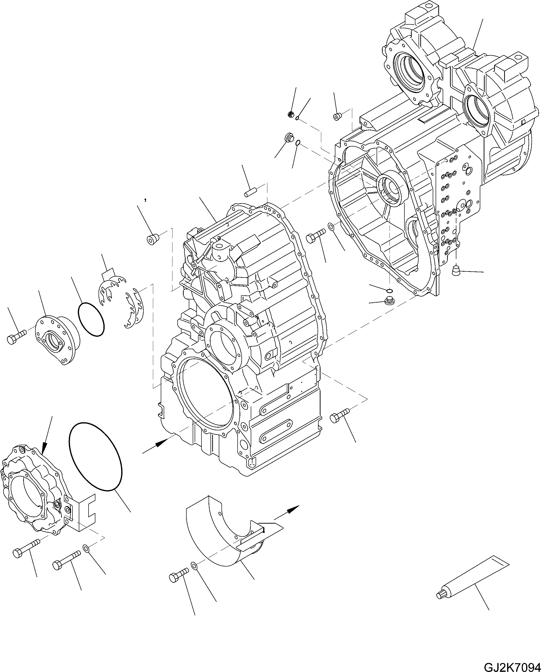Коробка передач в сборе 421-15-H1070 KOMATSU