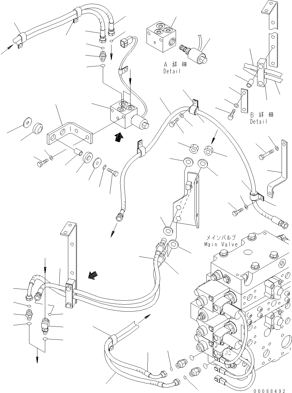 HOSE, 1250MM 421-62-44691 KOMATSU