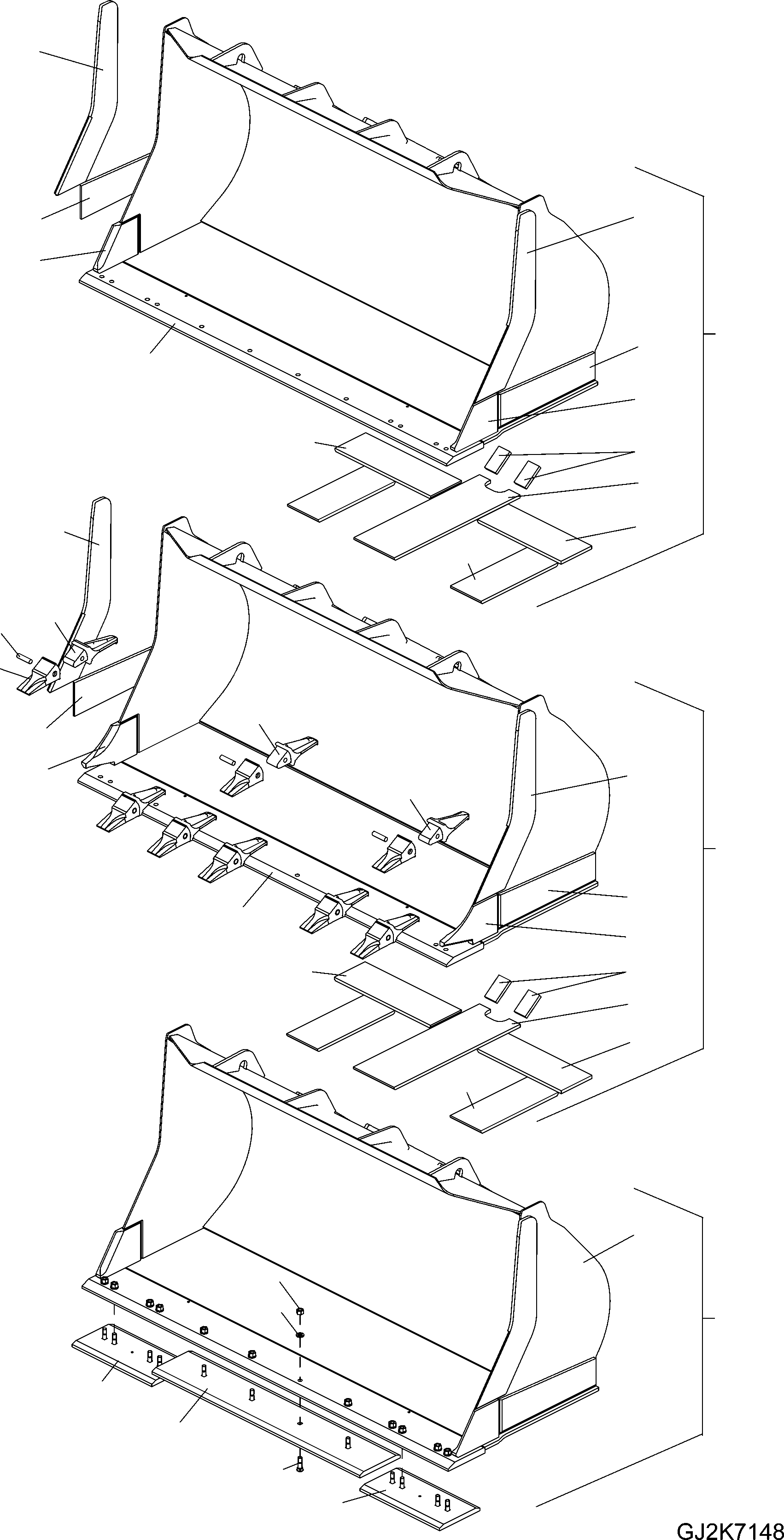 SKID 421-75-H2D60 KOMATSU