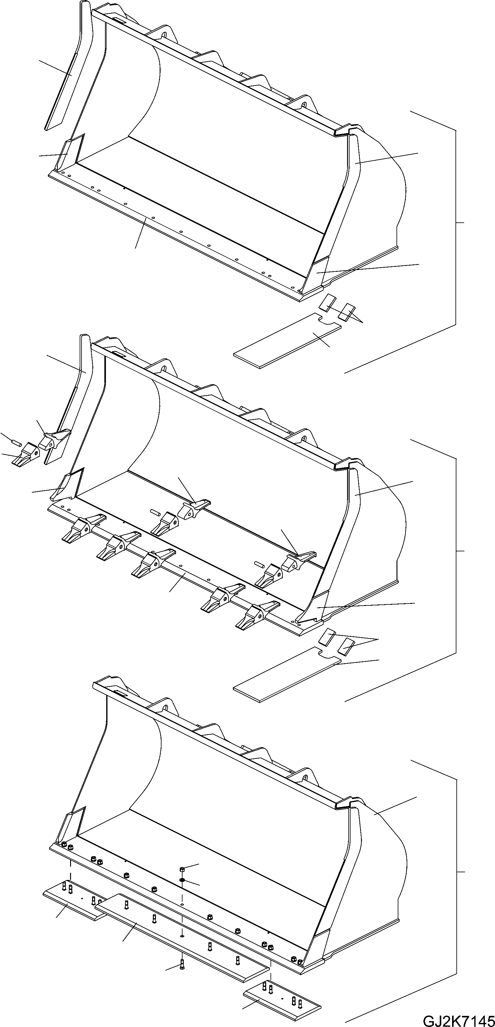 SKID 421-75-H2B80 KOMATSU