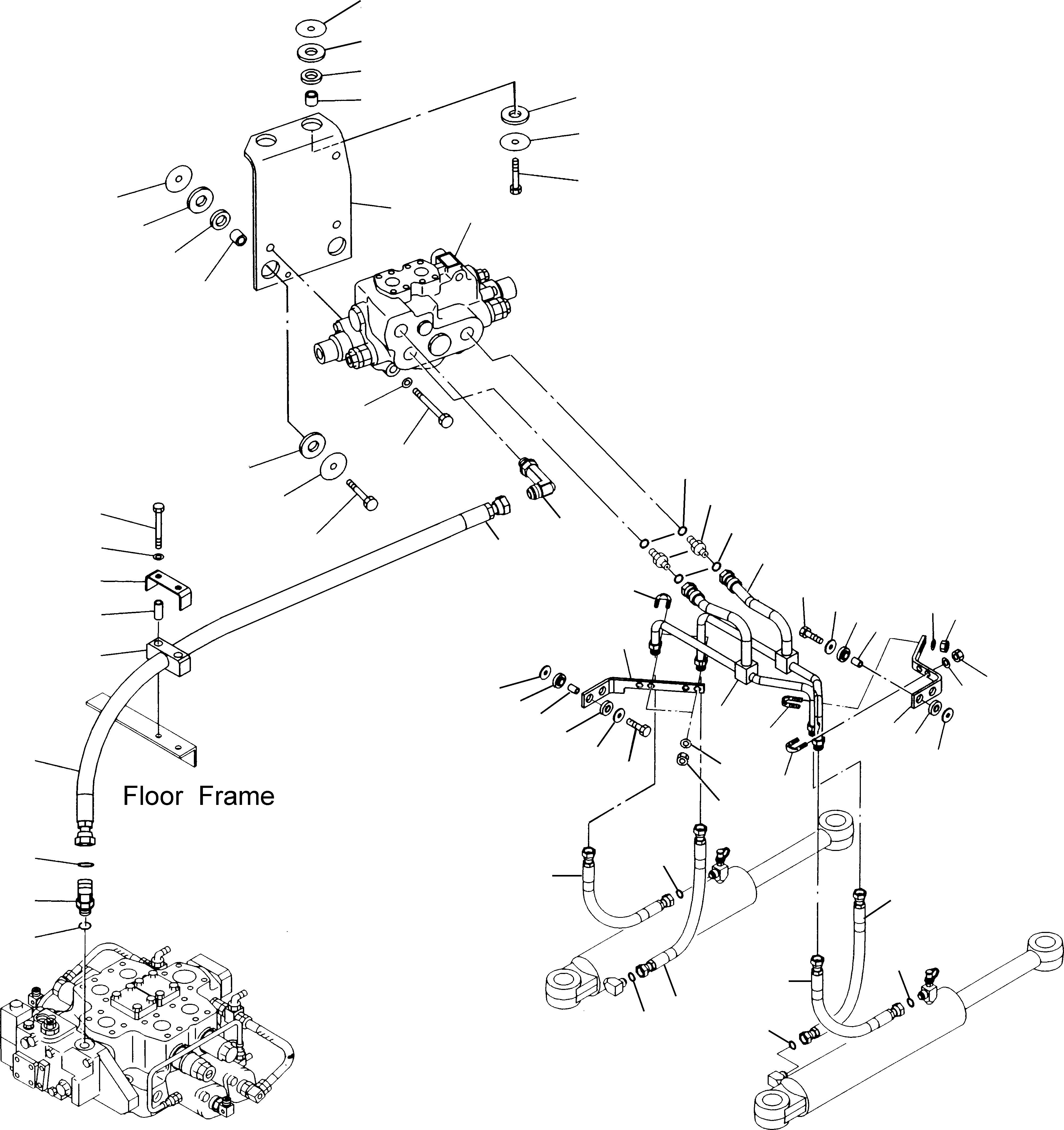 VALVE ASS'Y,STEERING DEMAND 421-64-35131 KOMATSU
