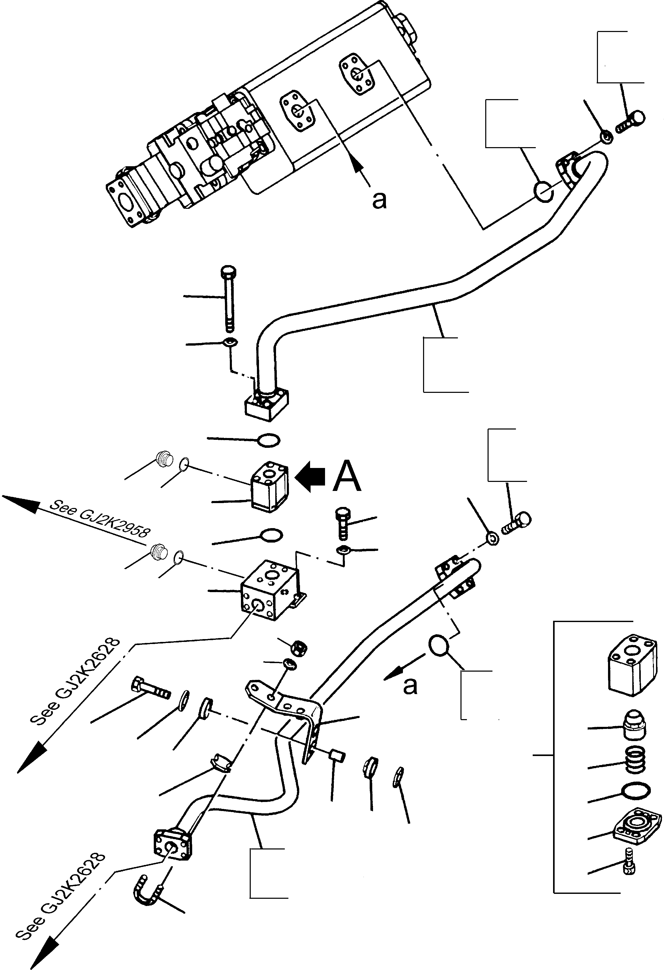 Трубка 421-62-33694 KOMATSU