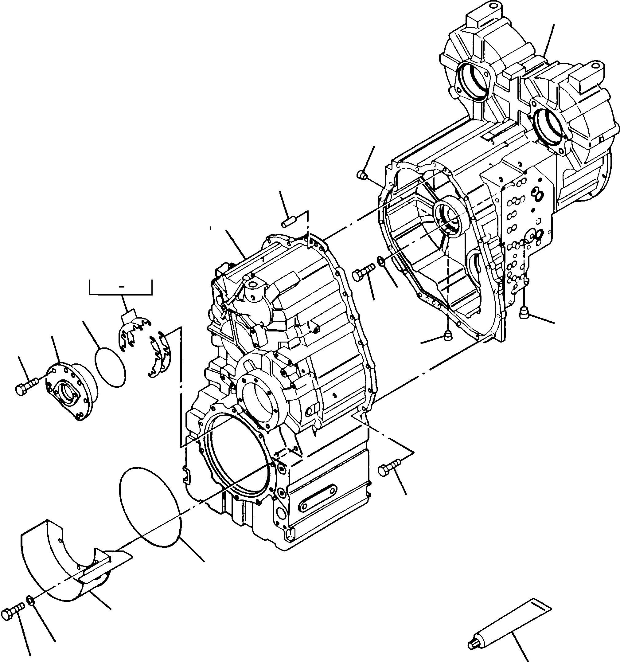 Картер 714-07-H8112 KOMATSU