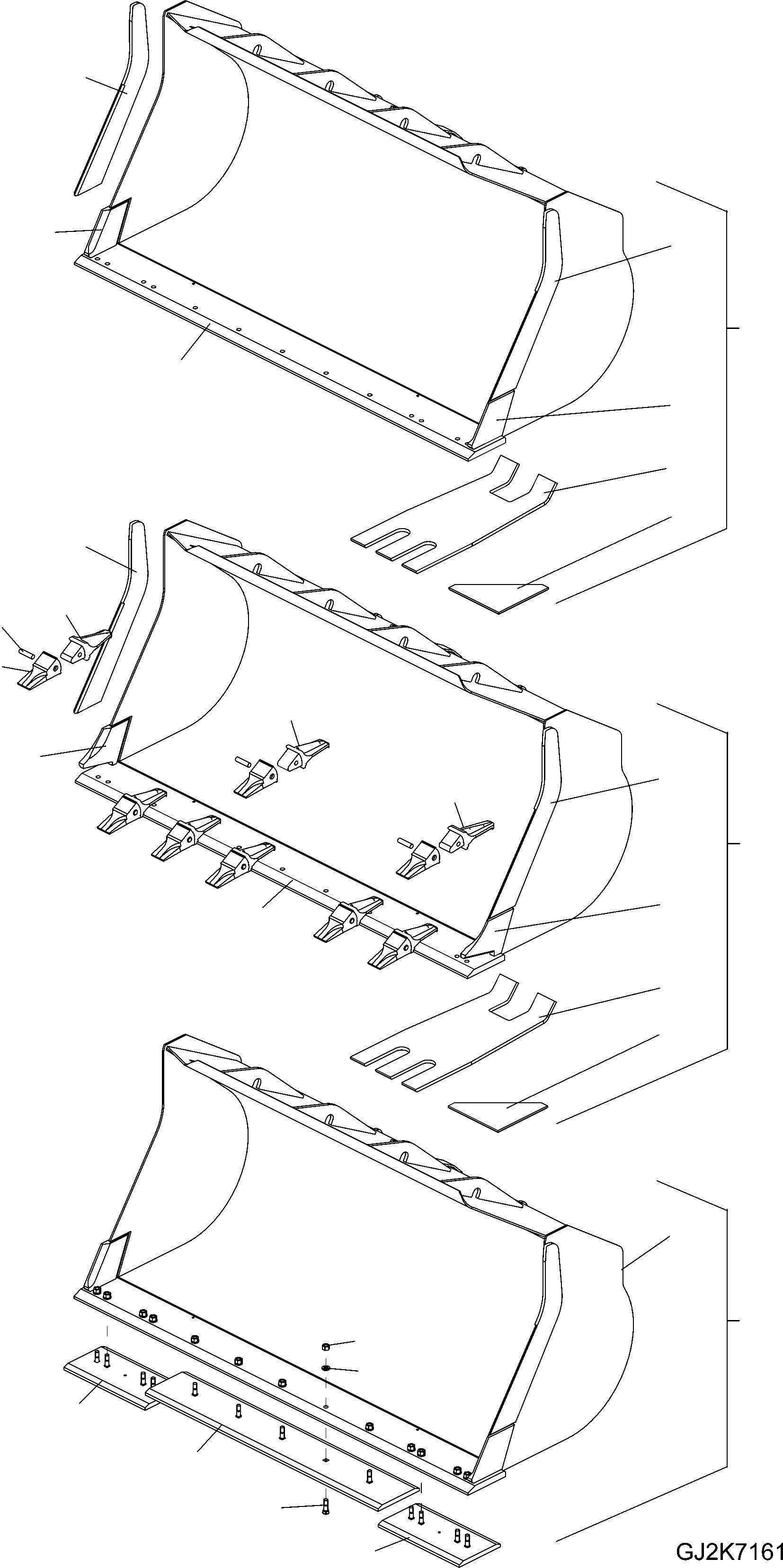 SKID 421-72-H2B00 KOMATSU
