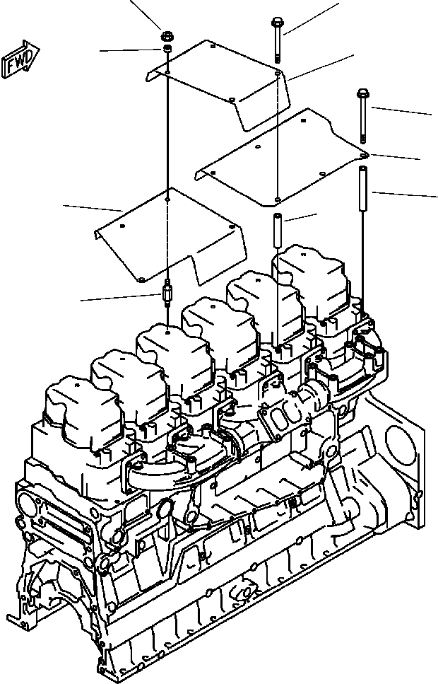 Крышка 6217-11-9870 KOMATSU