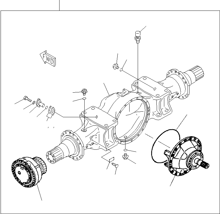 DIFFERENTIAL ASS'Y 425-22-21001 KOMATSU