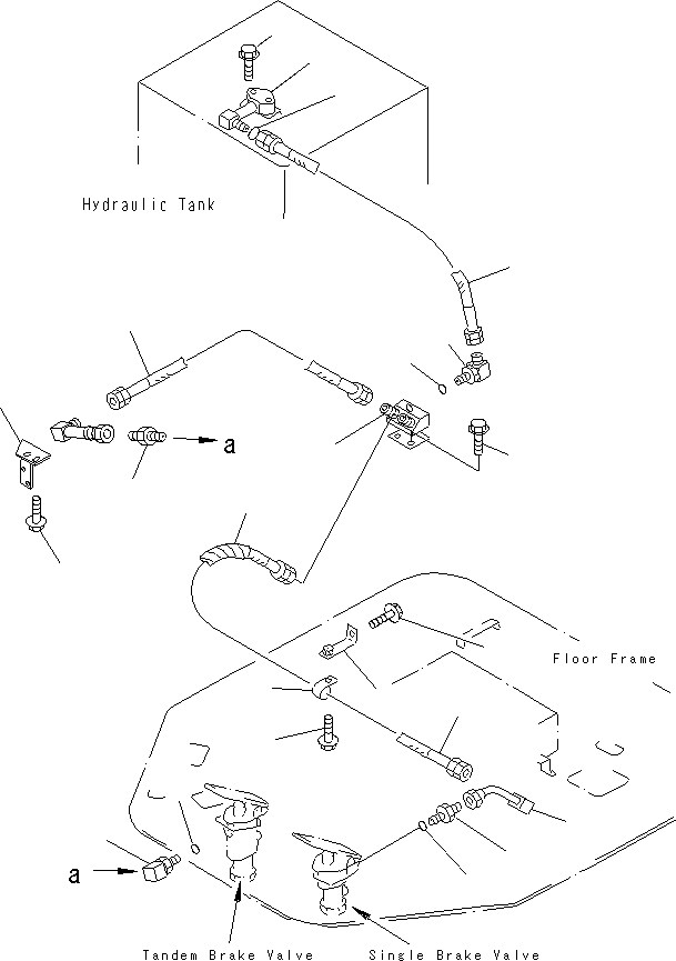 Шланг 07624-006A4 KOMATSU