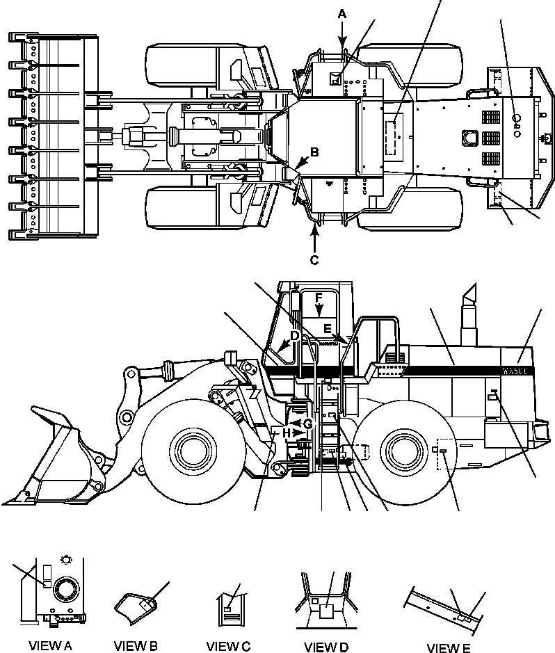PRODUCT GRAPHIC, DANGER - NO ENTRANCE 09162-01000 KOMATSU