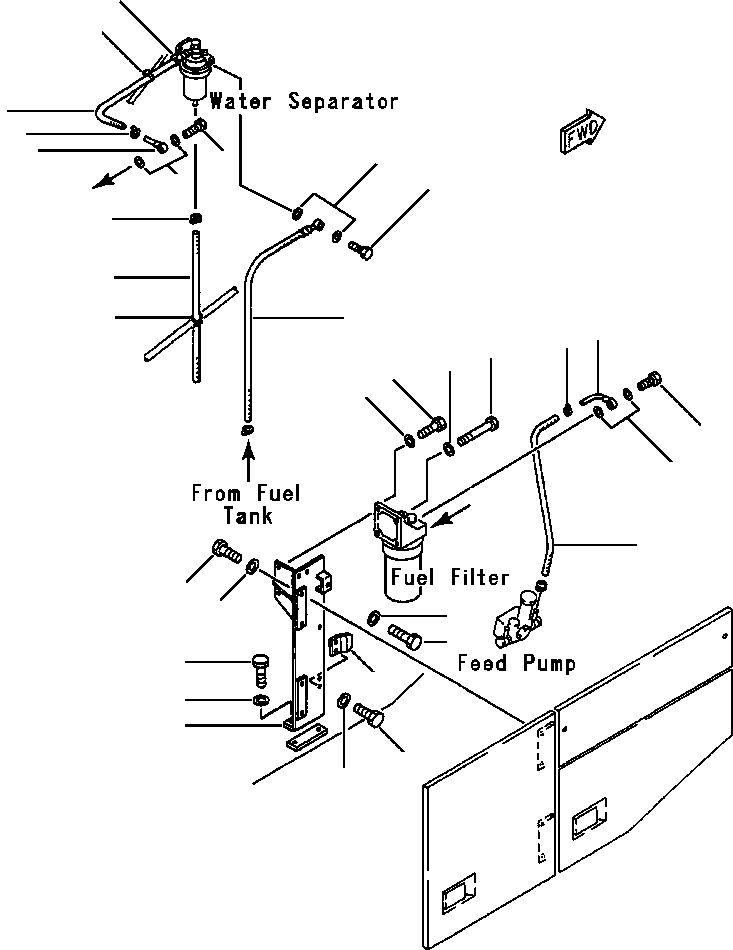 Прокладка 07002-01412 KOMATSU