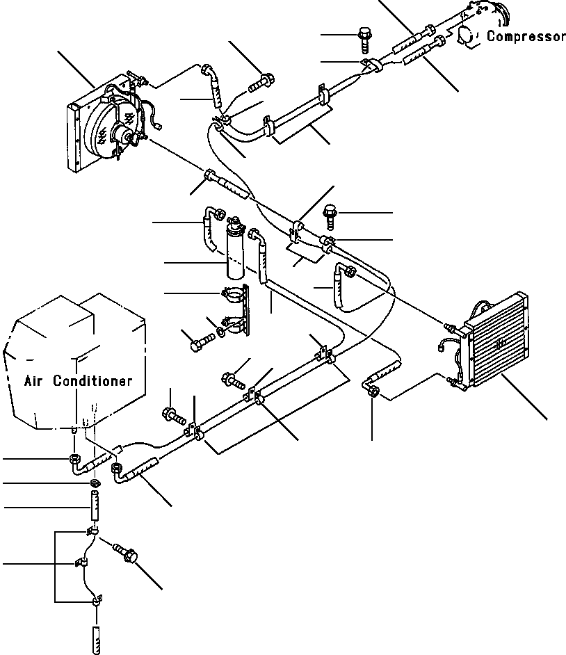 Шланг 07287-01416 KOMATSU
