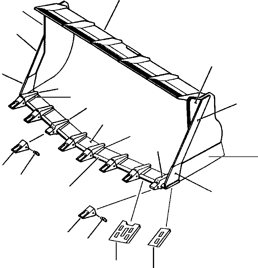 PLATE (WELDED) L.H. 425-809-A130 KOMATSU
