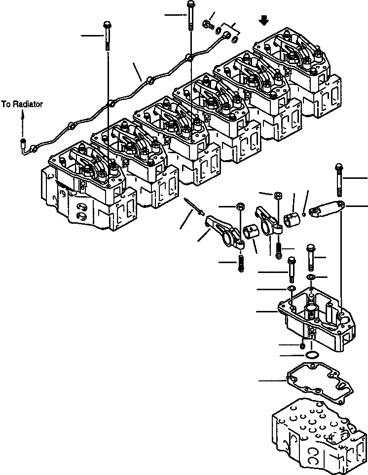 GASKET,ROCKER ARM HOUSING 6210-11-7810 KOMATSU
