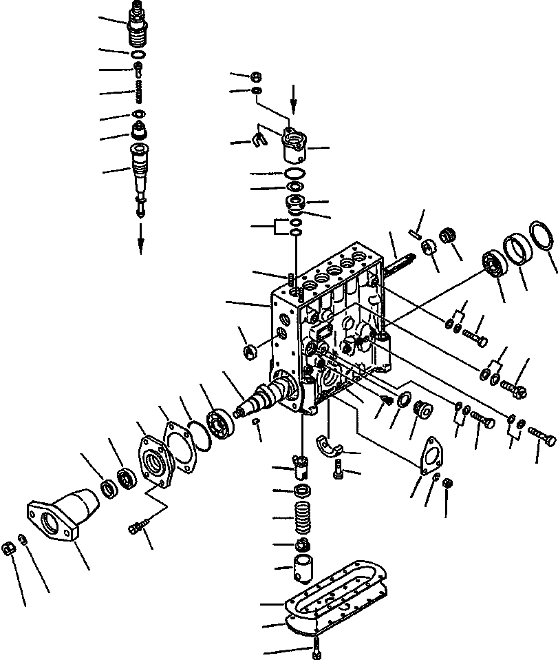 Распределительный вал DK134371-6000 KOMATSU