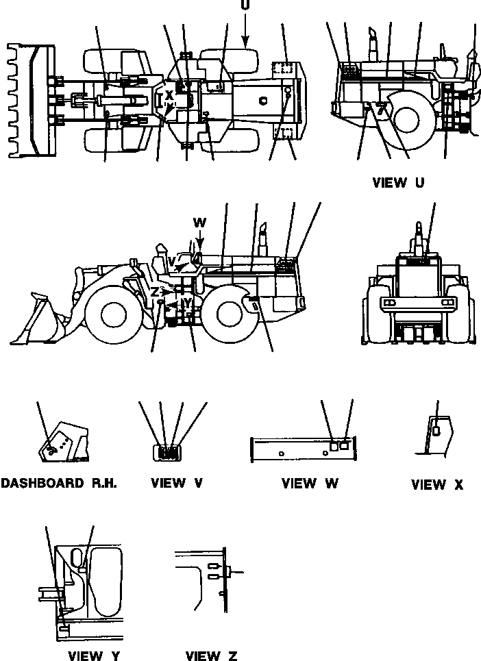 Табличка смазки 425-93-11231 KOMATSU