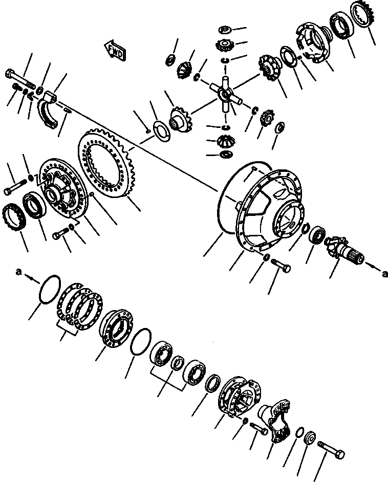SERVICE KIT,DIFFERENTIAL 425-22-05010 KOMATSU