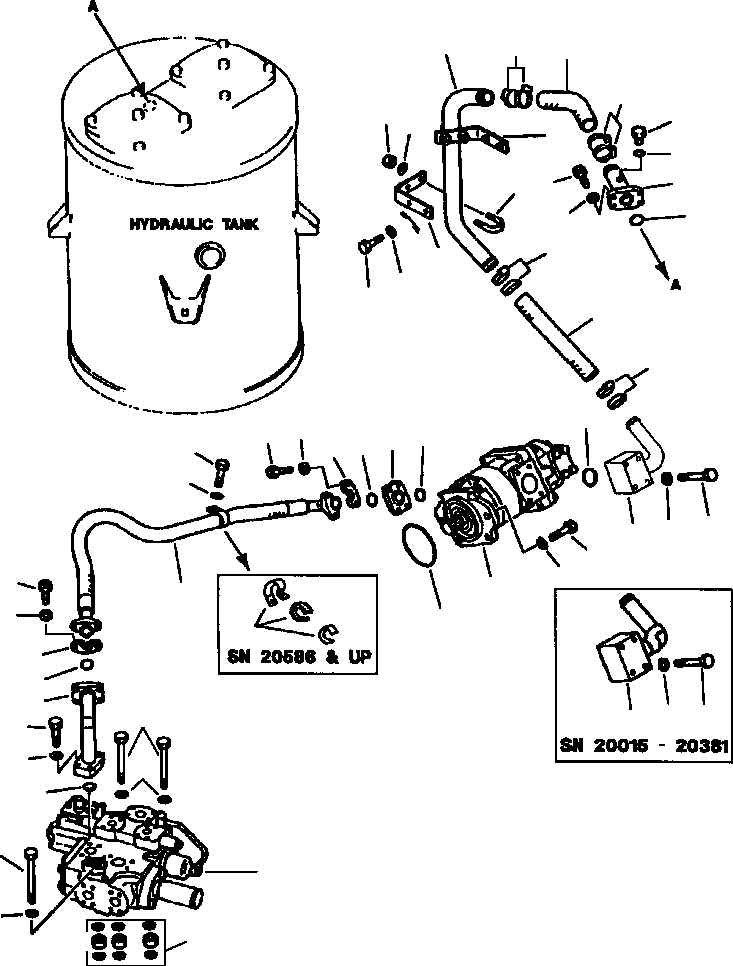 PUMP ASSEMBLY (SEE PG 03-052) 705-52-30130 KOMATSU