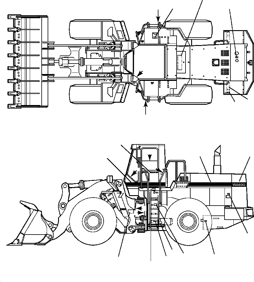 PRODUCT GRAPHICS - SPANISH 425-93-A1000 KOMATSU