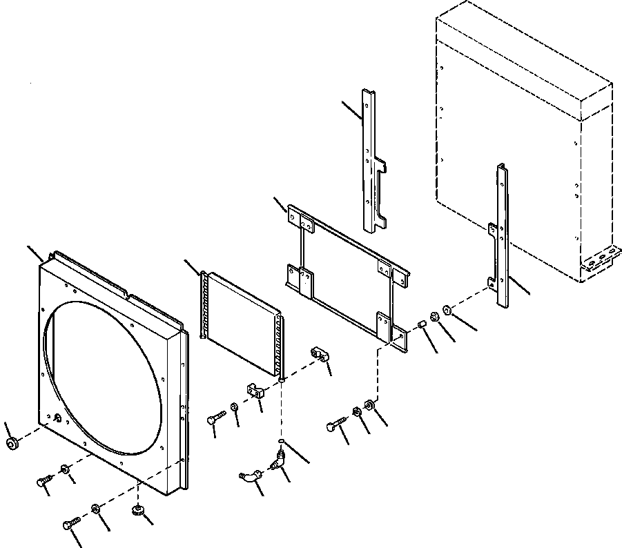 BRACKET, R. H 426-04-A2160 KOMATSU