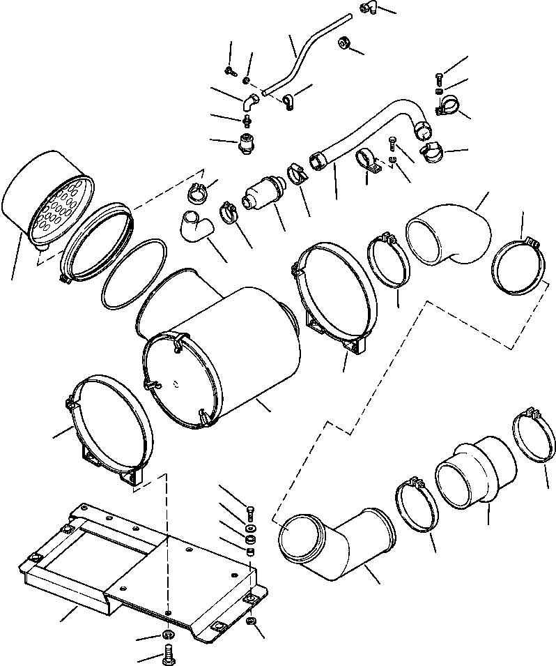 Хомут 112 657 KOMATSU