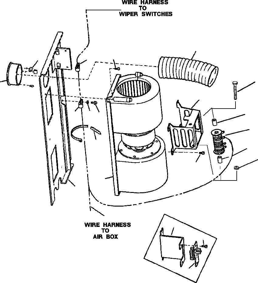 EM 3.  THE RESISTOR AND ALL PARTS ARE REPLACED ING BRACKET, IT KOMATSU